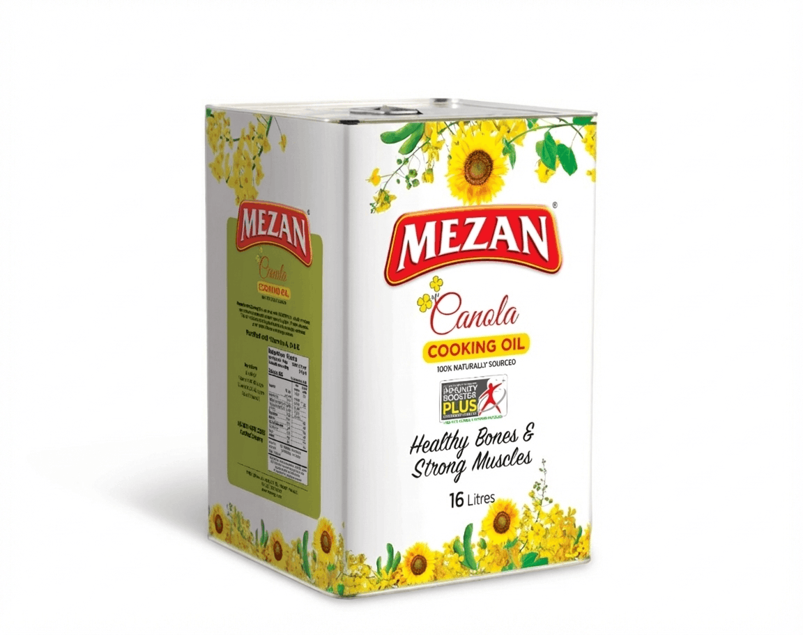 Mezan Canola Oil 16 Ltr Tin